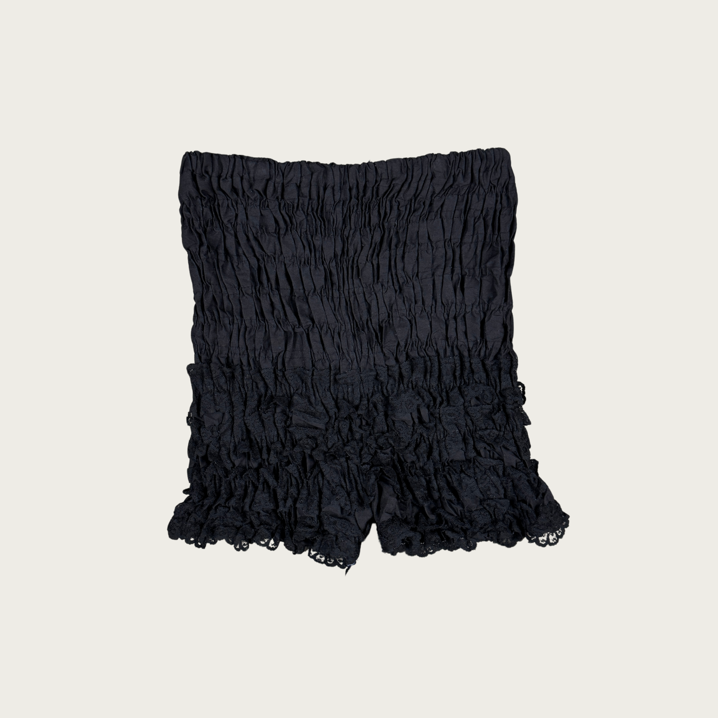 (M) 60s/70s Black Lace Ruffle Bloomers