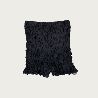 (M) 60s/70s Black Lace Ruffle Bloomers