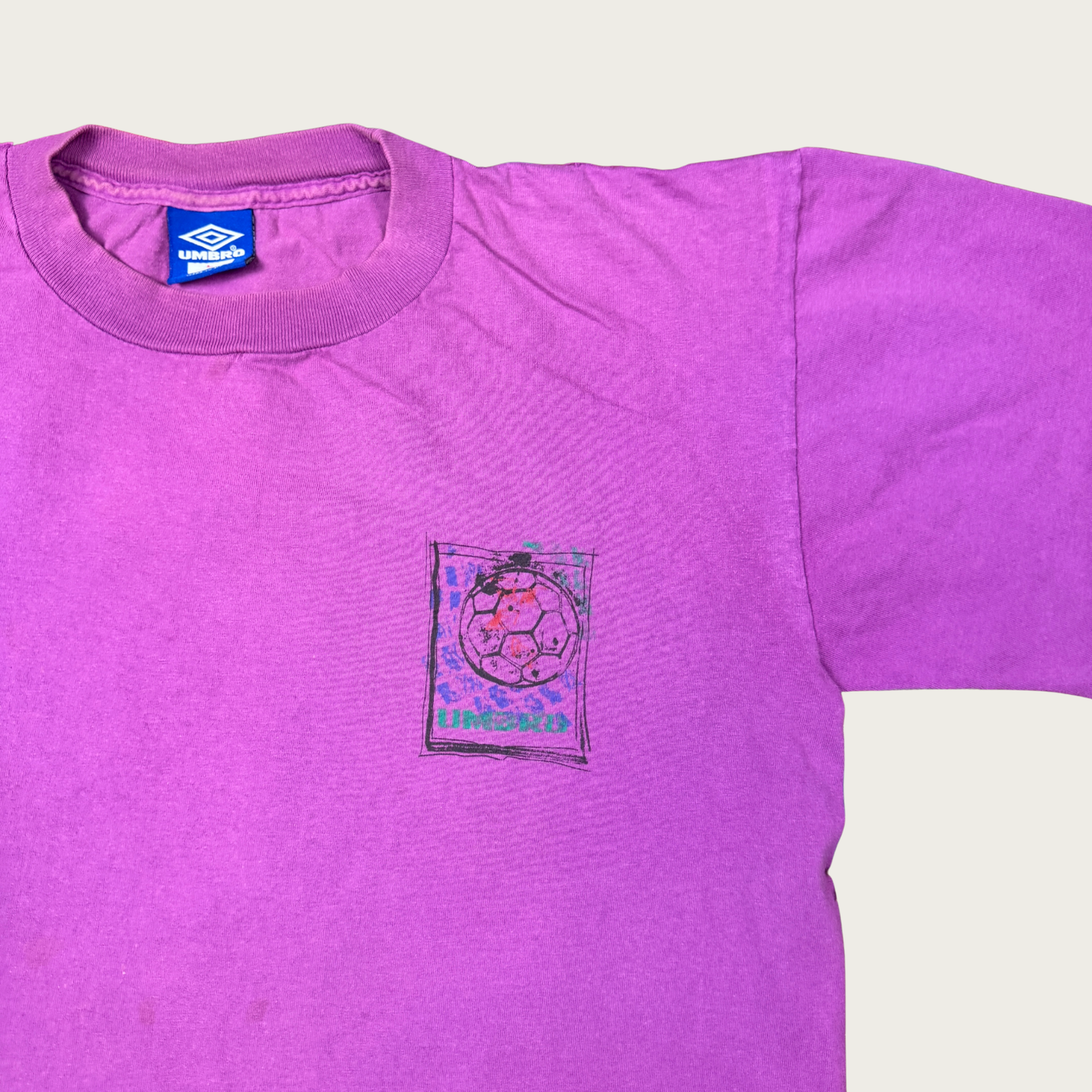 (L/XL) 90s Umbro Soccer Tee