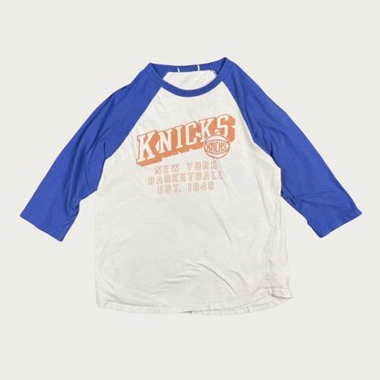 (M) 90s NY Knicks Raglan Tee