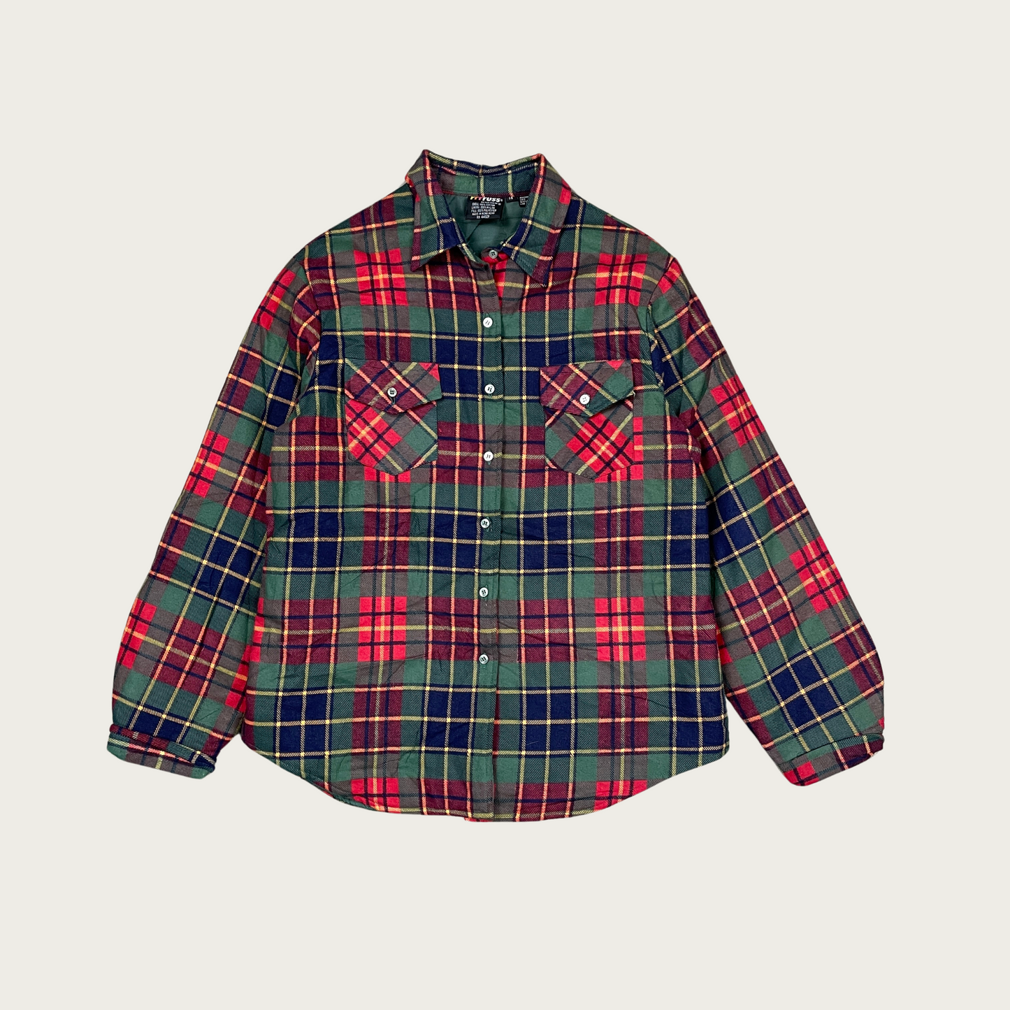 (S) Quilt Lined Flannel Shirt