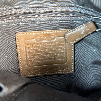 Vintage Coach Brown Canvas Mini Soho Bag