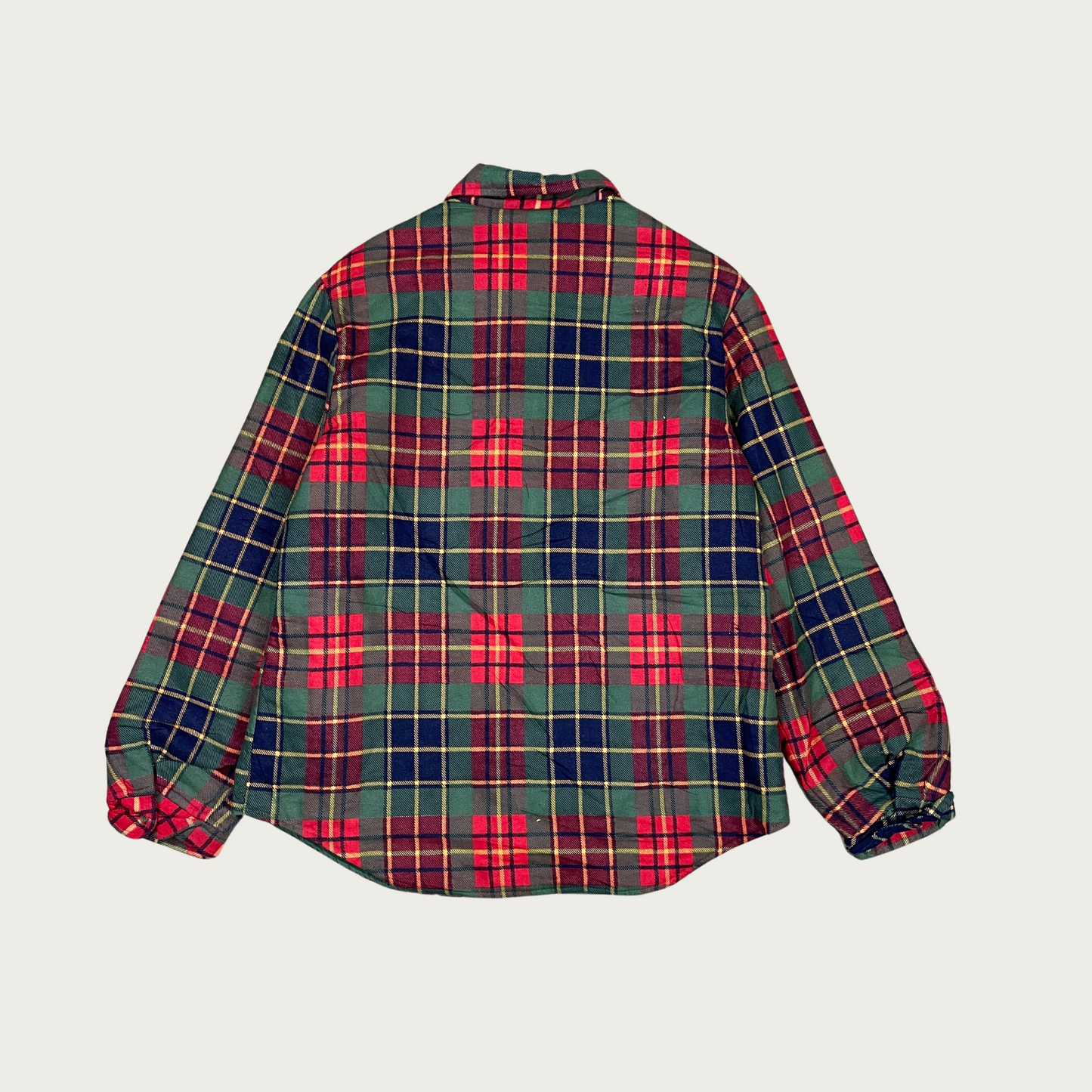 (S) Quilt Lined Flannel Shirt