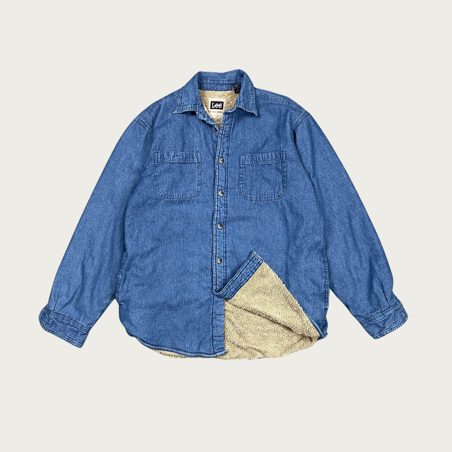 (M) Lee Fleece Lined Denim Shirt