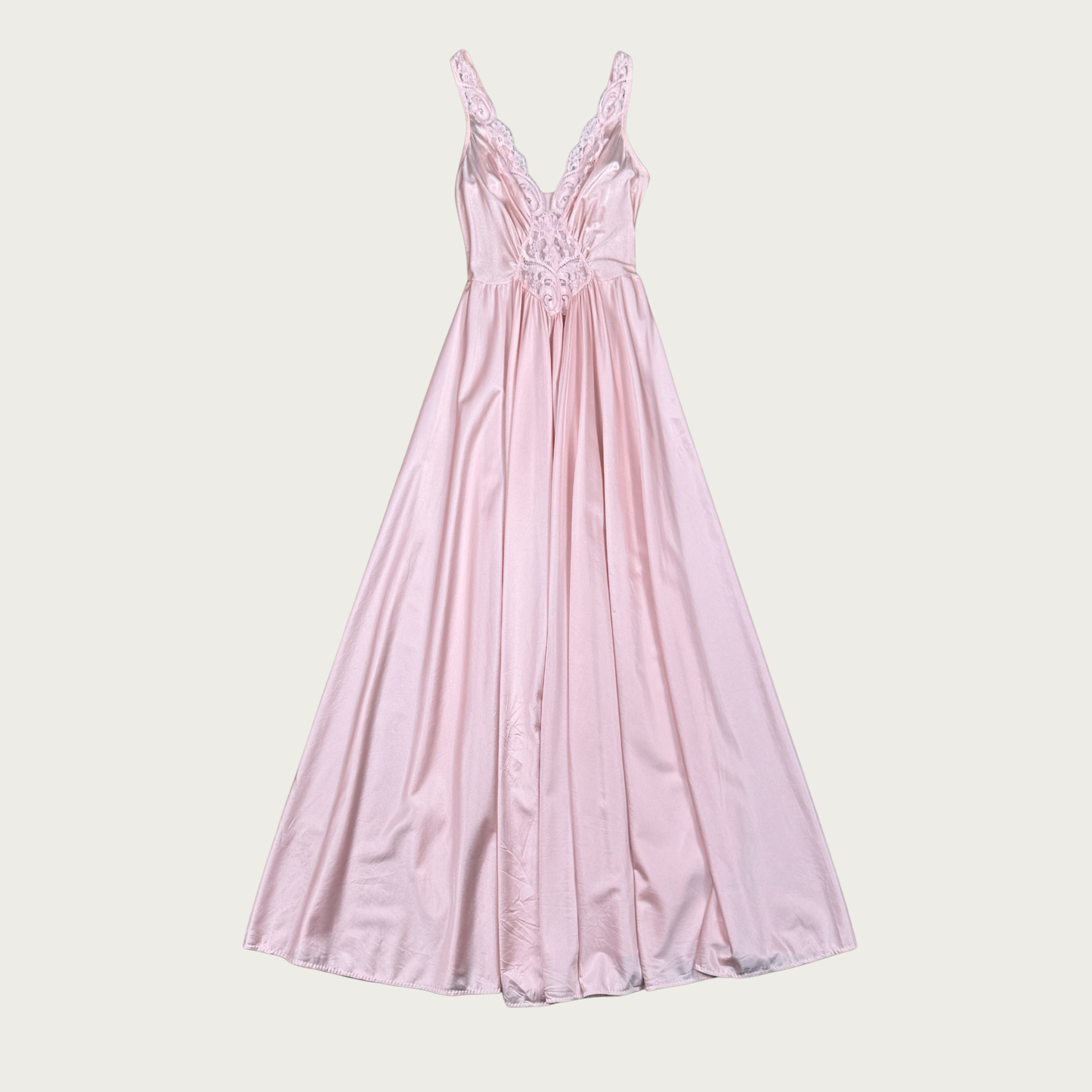 (S/M) 1970s Pink Olga Nightgown