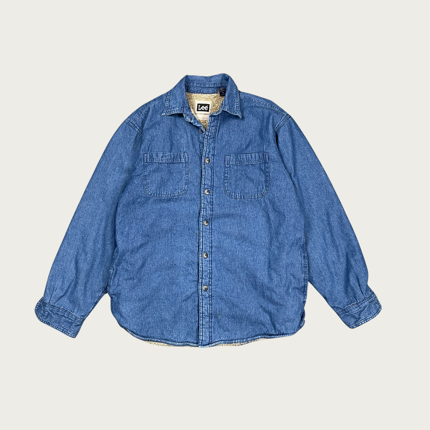 (M) Lee Fleece Lined Denim Shirt