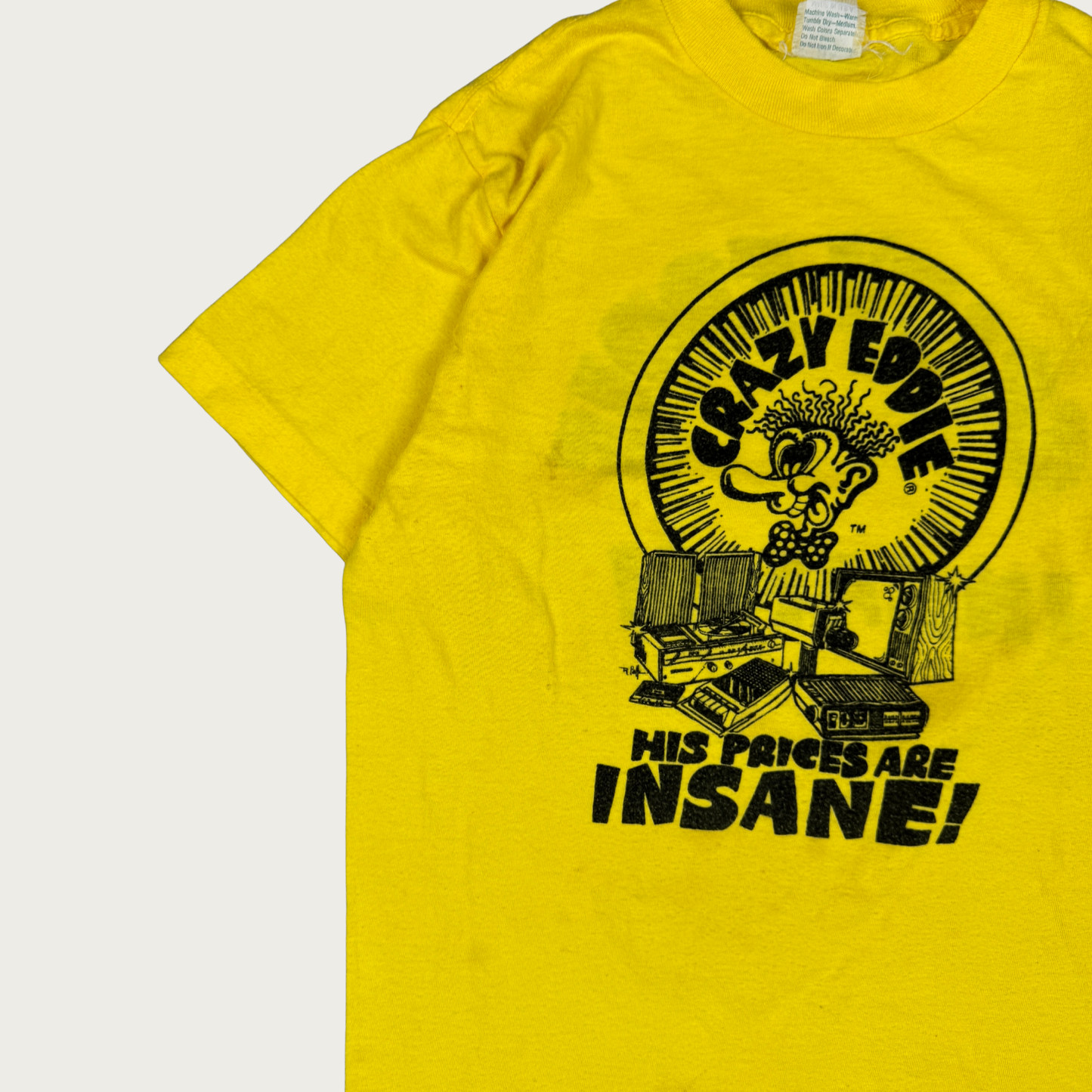 (S) 70s/80s Crazy Eddie Tee