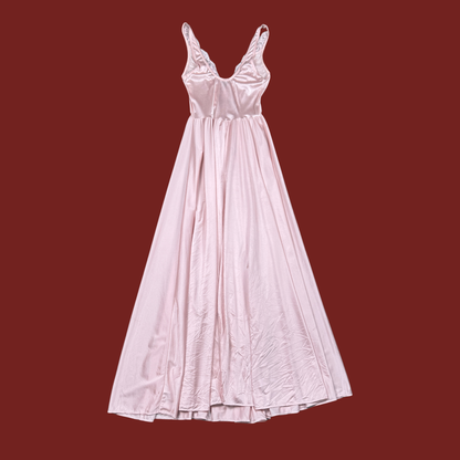 (S/M) 1970s Pink Olga Nightgown
