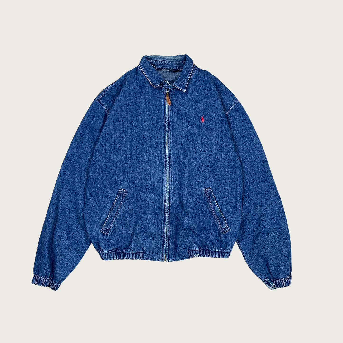 (L) Polo by Ralph Lauren Denim Harrington Jacket