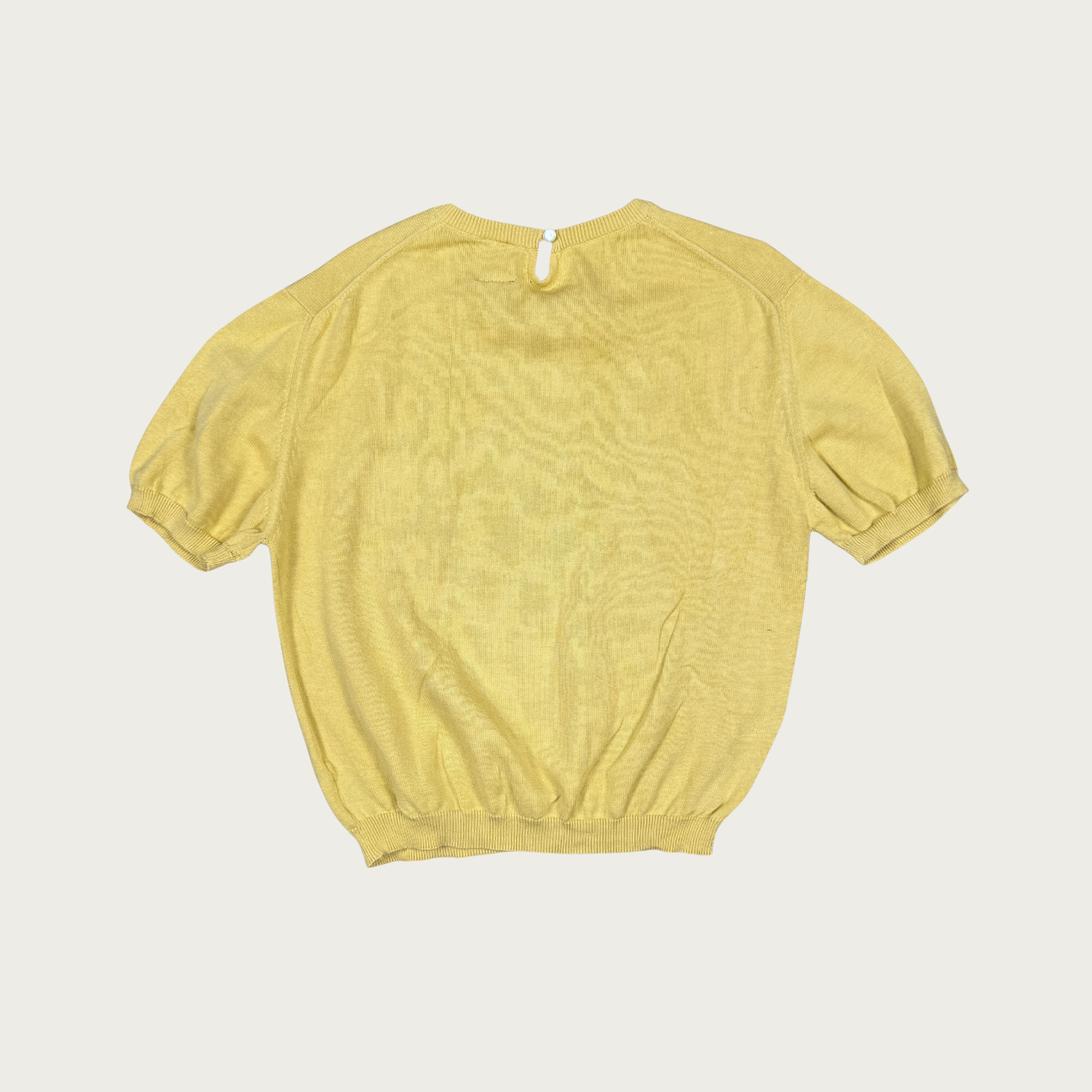 (M/L) 90s/Y2K Gap Yellow Knit Top