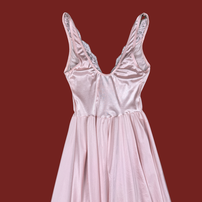 (S/M) 1970s Pink Olga Nightgown