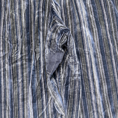 (30") 70s Navy/Gray Corduory Wide Leg Flares