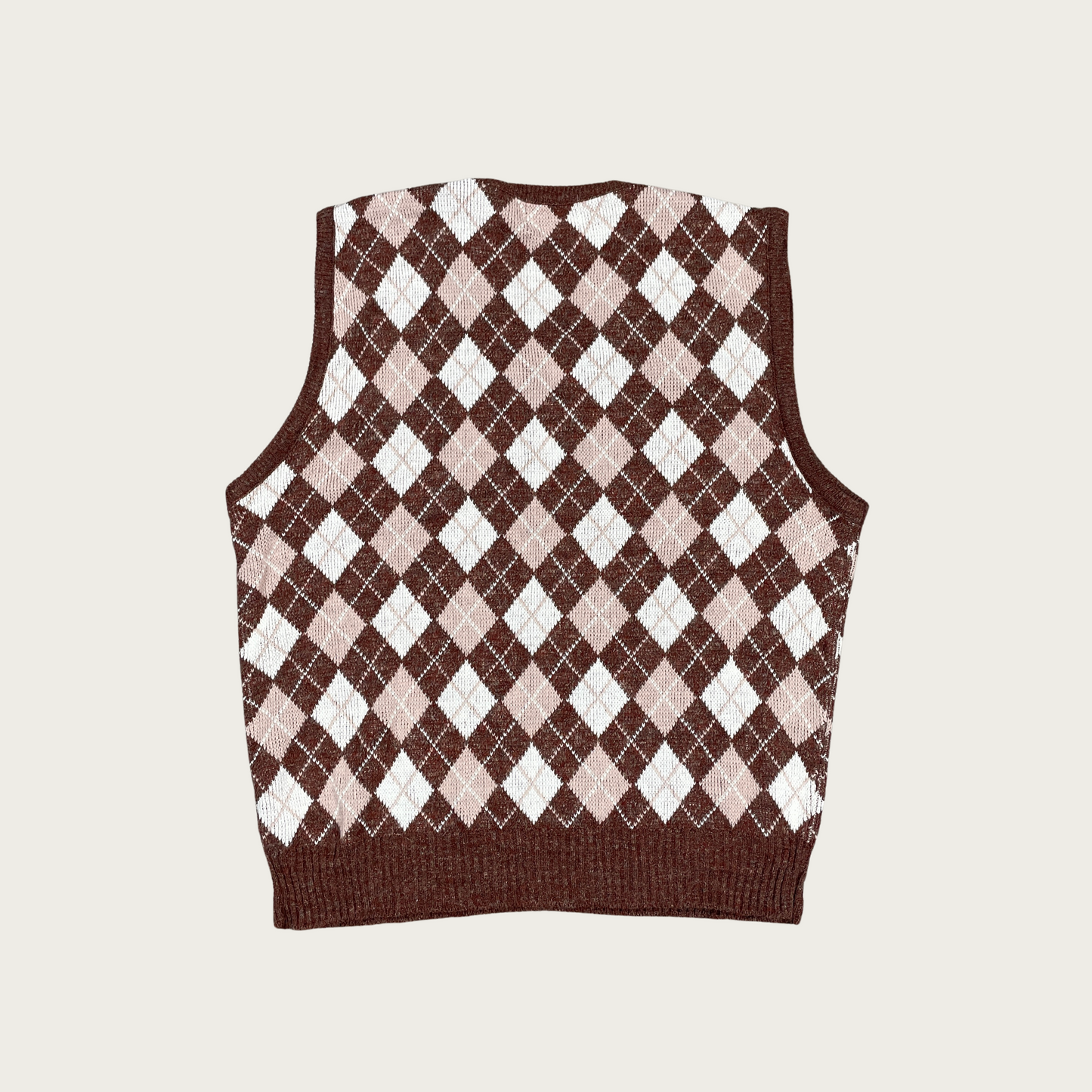 (L) Argyle Sweater Vest