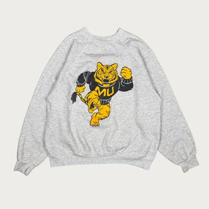 (XL) 70s/80s University of Missouri Tiger Mascot Sweatshirt
