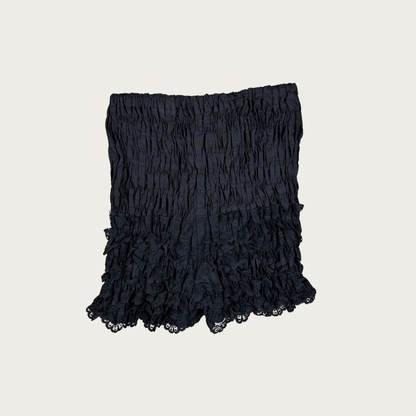 (M) 60s/70s Black Lace Ruffle Bloomers