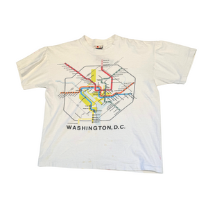 Washington DC Transit Map Tee