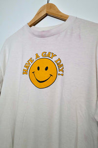 90's "Have A Gay Day" Don't Panic Tee