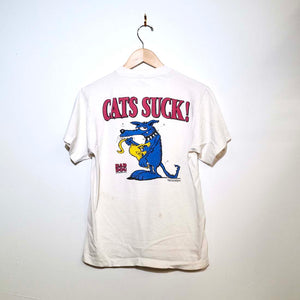 1991 "Cats Suck" Bad Dog Sportswear Tee