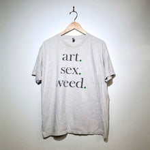 Load image into Gallery viewer, Y2K &quot;Art. Sex. Weed.&quot; Tee
