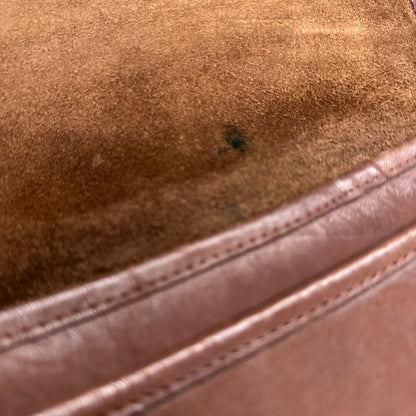 1970s Coach Tan Leather Crossbody Bag