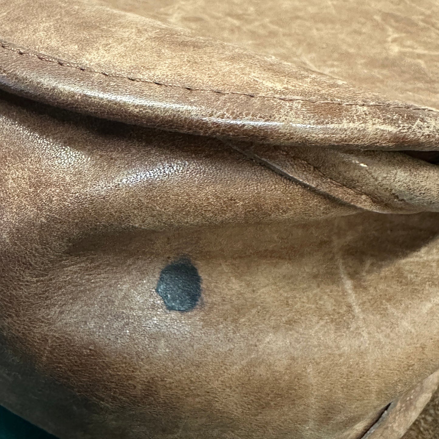 1970s Coach Tan Leather Crossbody Bag