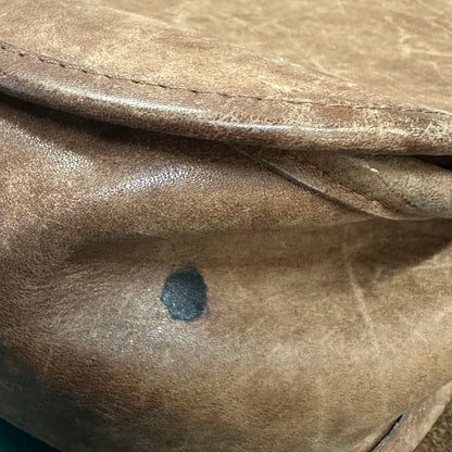 1970s Coach Tan Leather Crossbody Bag