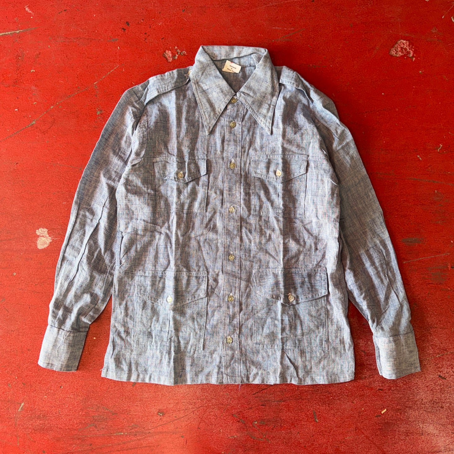 (20) Wholesale Deadstock Chambray Shirts Bundle