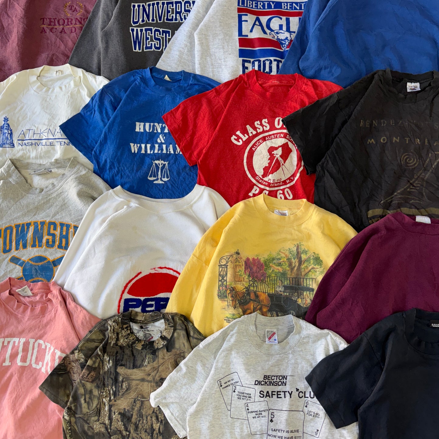 Wholesale Tees & Sweatshirts Box (50 lbs)