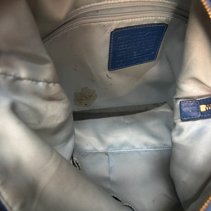 Coach Kristin Blue Leather Hobo Bag