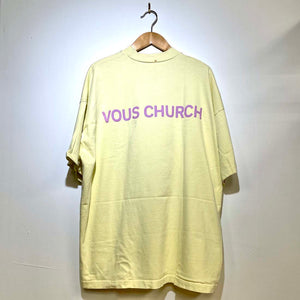 Kanye West x Vous Church "Sunday Service" Yellow Tee