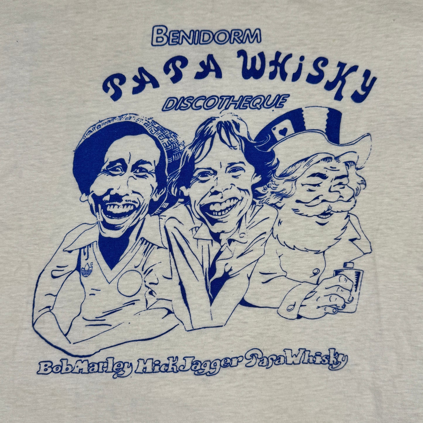 (M/L) 70s/80s Papa Whisky Discotheque Benidorm Tee