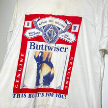 Load image into Gallery viewer, 90&#39;s Budwiser Spoof &quot;Buttwiser&quot; Tee
