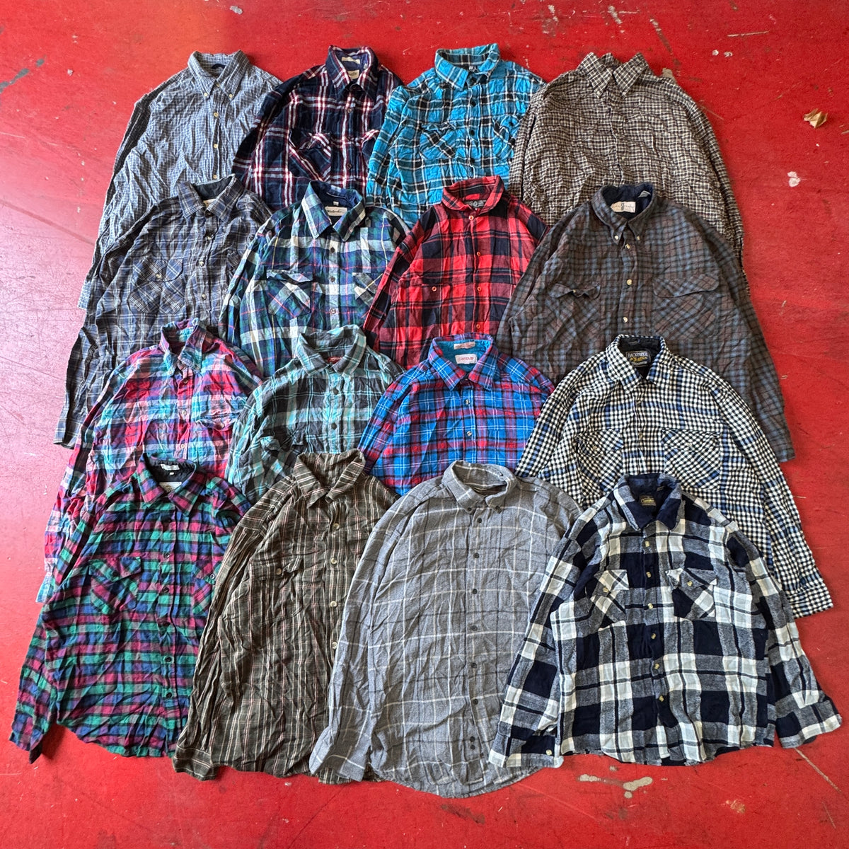 (25) Wholesale Flannel Shirts Bundle