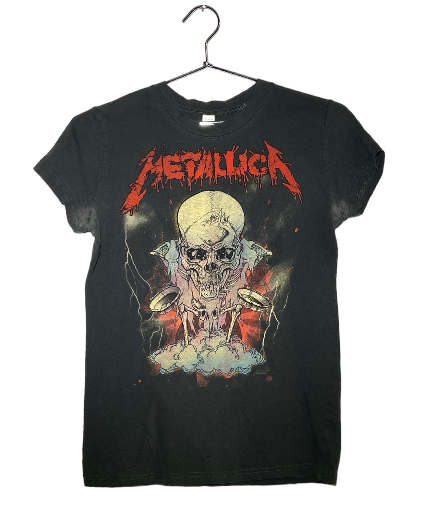 2010 Metallica Skull and Drums Shirt