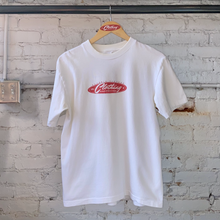 Load image into Gallery viewer, Boxy Single Stitch Screen Print Printed CW Logo Tee
